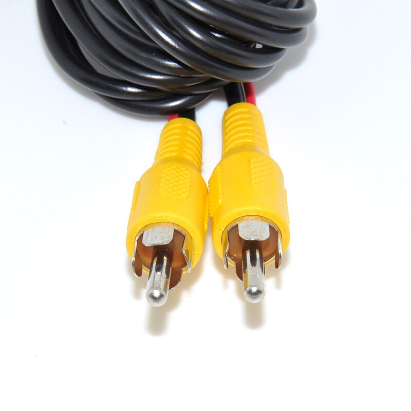 6 meter RCA-4PIN Of RCA-RCA Video Kabel Voor Parkeerplaats Achteruitkijk Achteruitrijcamera Connect Car Monitor DVD Trigger Kabel