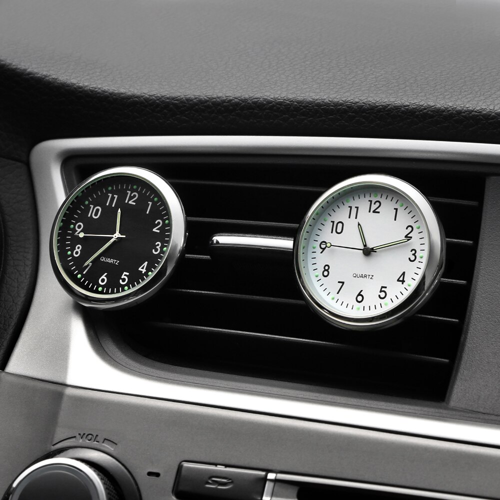 Car Clock Luminous Mini Auto Internal Stick-On Digital Watch Dashboard For Car Electronic Meter Car Clock Mechanics Nightlight