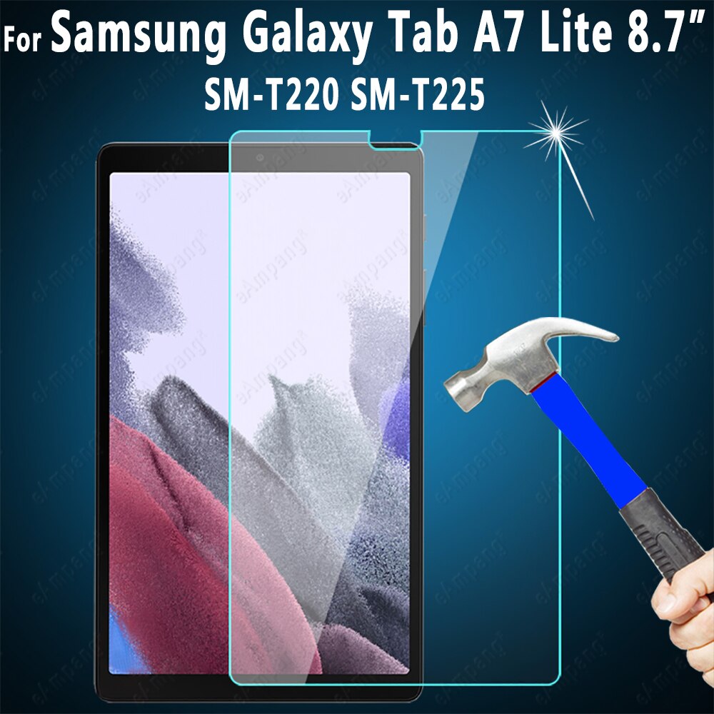 Proteggi schermo in vetro temperato per Samsung Galaxy Tab A7 Lite per Samsung Tab A7 Lite T220 T225: Default Title