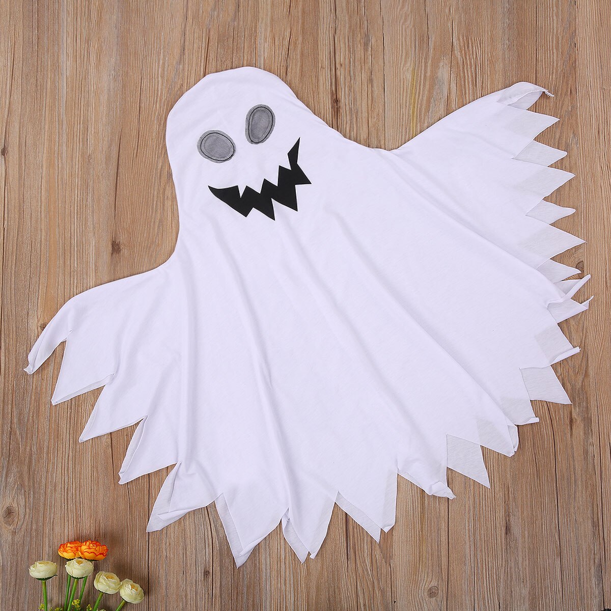 Halloween Kostüm für Kleinkind Art Jungen, Lustige Geister aufbringen Mit Kapuze Abdeckung Langen Mantel Mantel