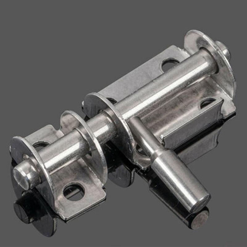 1Pc Slide Bolt Gate Latch Heavy Duty Safety Latch Lock Door Door Gate Barrel Bolts Steel Latch Window Bolt Stainles S8A6
