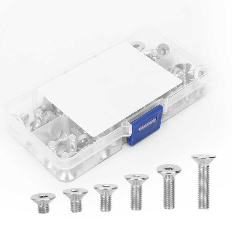 Platte binnenzeskantschroef roestvrij staal schroef elektronica-industrie voor bevestiging