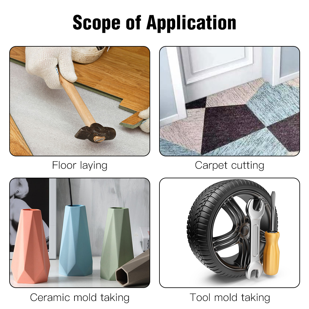 Contour Gauge With Lock Profile Scribing Ruler Precise Measure Woodworking Floor Tile Drawing Tool Metal Carpenter Gauge