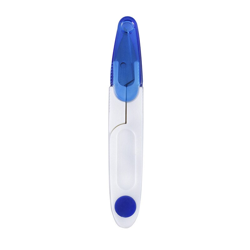 Portable Cross Stitch Tailor Scissor DIY Tool Sewing Supplies fish line cutter Thrum Yarn Thread Clipper Nipper Trimmer: Blue