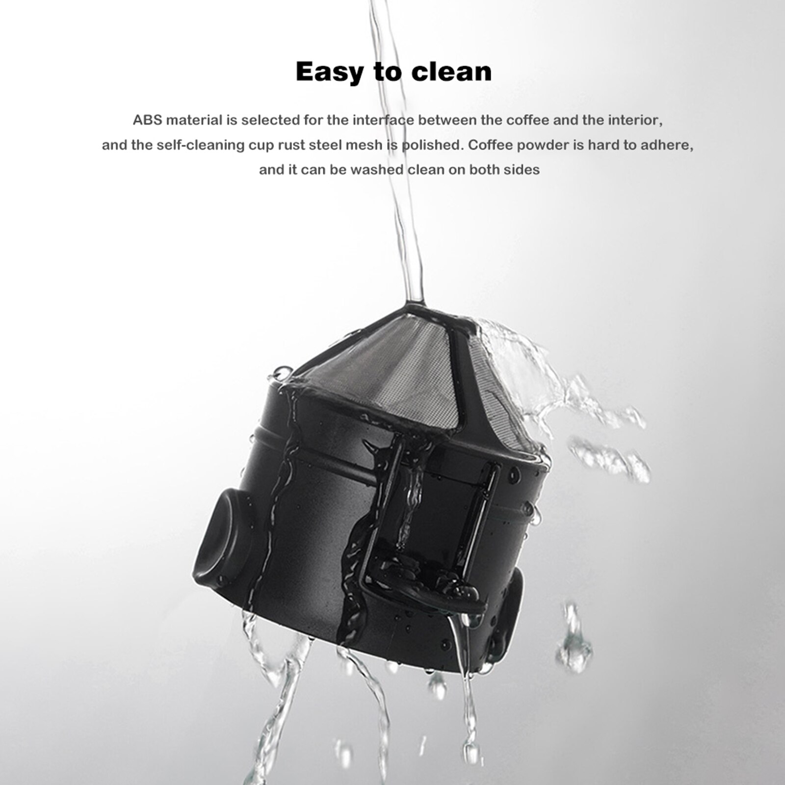 1/2pcs Foldable Coffee Filter Coffee Maker Stainless Steel Drip Coffee Tea Holder Reusable Paperless Pour Over Coffee Dripper