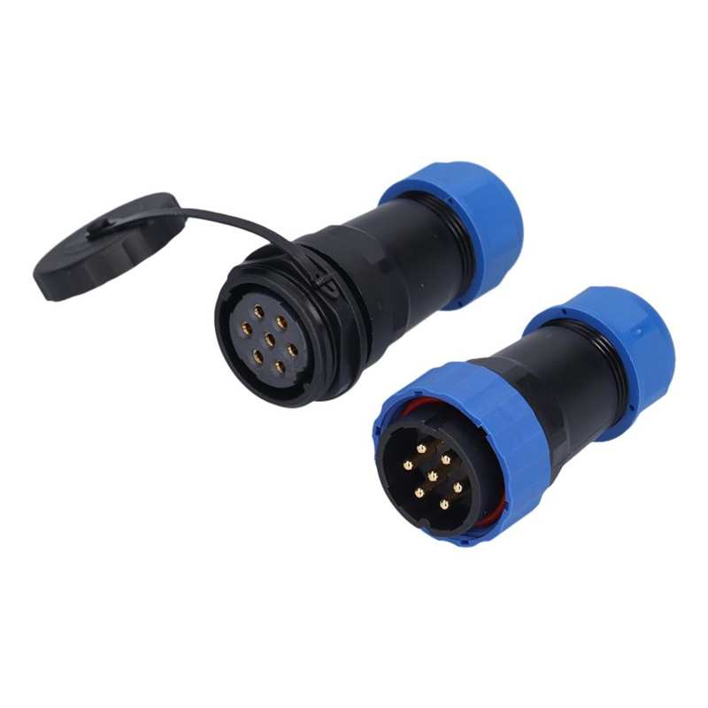 Waterproof Aviation Cable Connector Socket Wide Application Aviation Plug Socket for Electronic Equipment: 7 core