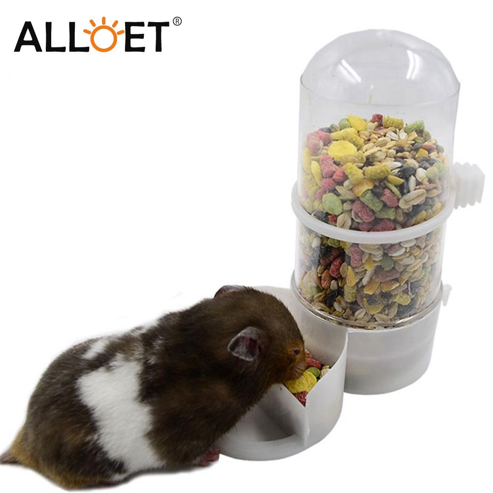 Dispensador automático de comida para mascotas, alimentador, plato, cuenco, hámster, cerdo, erizo, ardilla, pájaro, suministros para mascotas pequeñas, accesorios