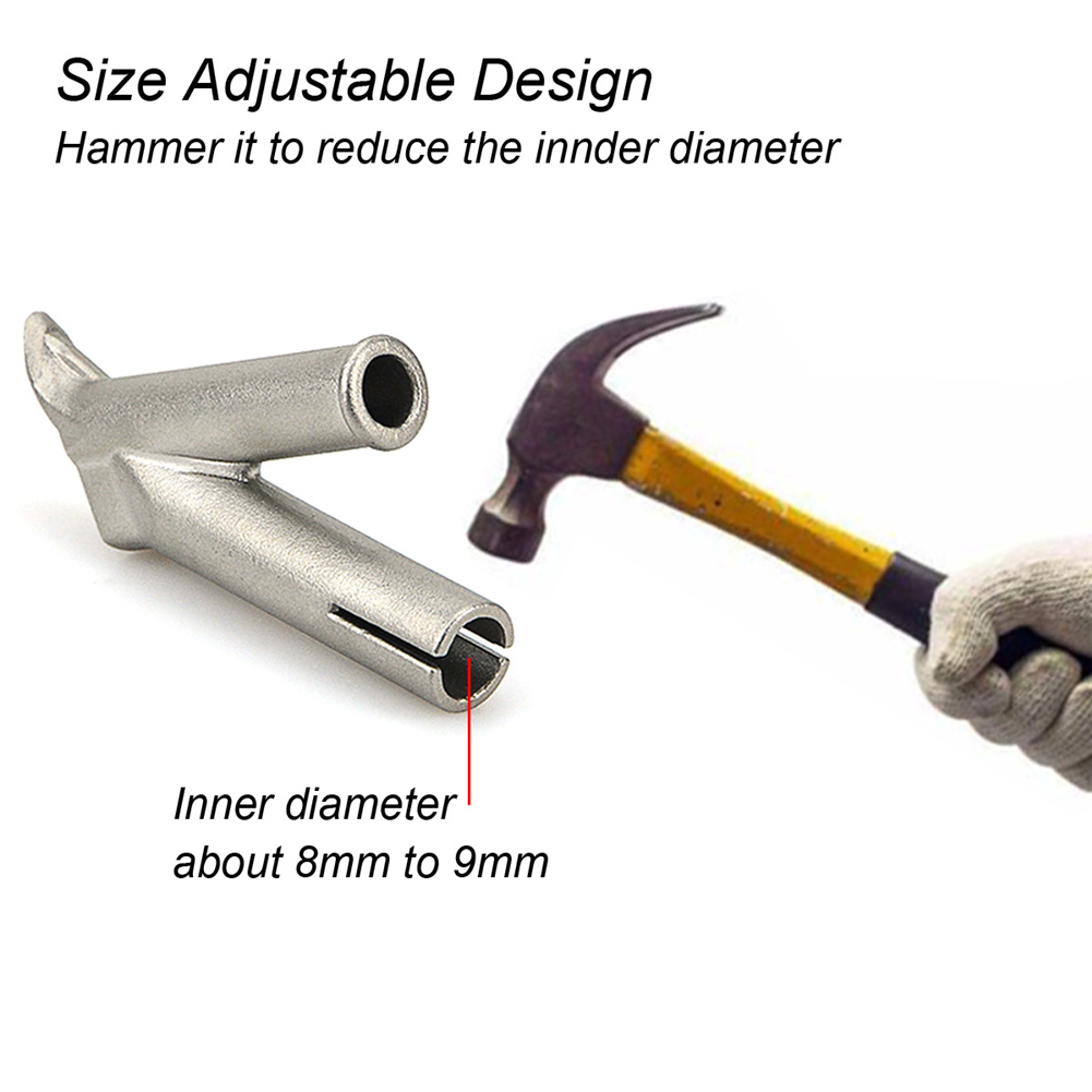 Speed Welding Nozzles For Vinyl Pvc Plastic Air Blower Triangle Speed Nozzle 5Mm Round Welding Head Alloy Y Type