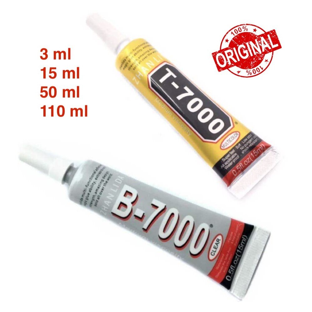 Pegamento Adhesivo Zhanlida B-7000 T-7000 Negro Transparente 3ml 15ml 50ml 110ml: B7000