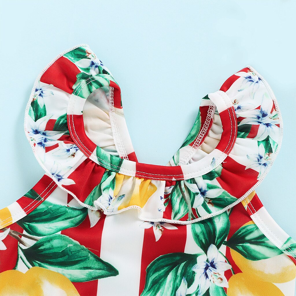 Toddler Baby Girl Summer Swimwear Swimsuit Bikini Set Ruffle Bathing Suit 6M-4Y