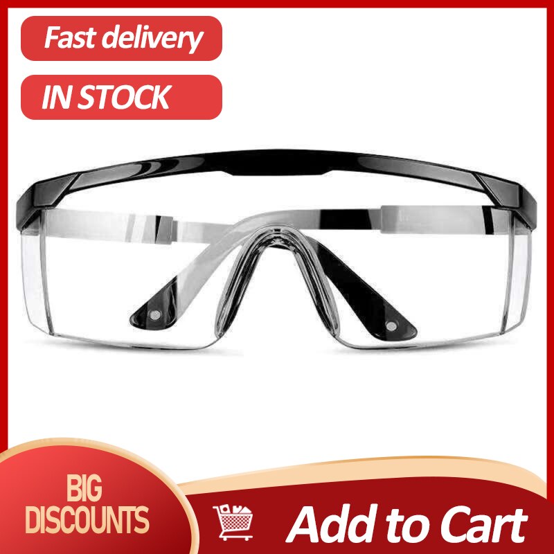 Lab Work Safety Glasses Goggles Outdoor Safety Goggles Eye Anti Fog Clear Glasses