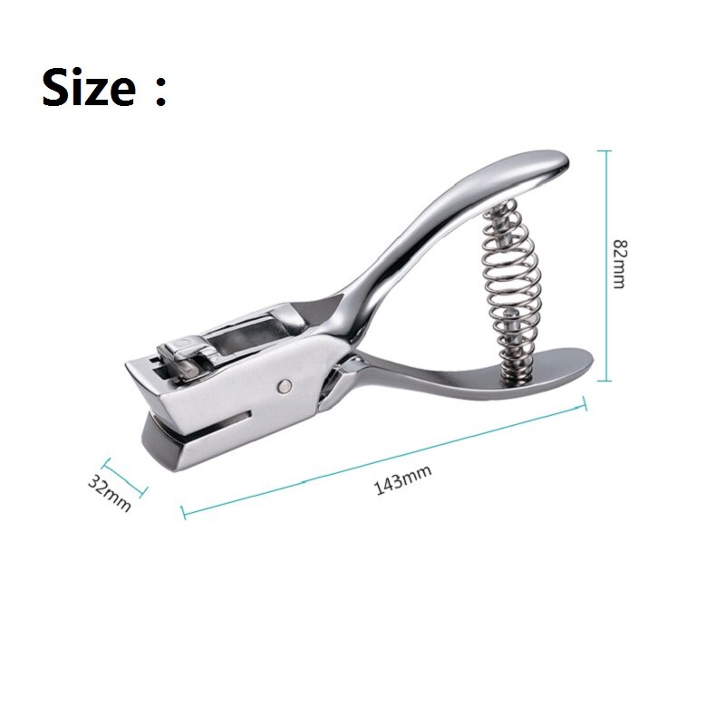 4*15mm Hole Punch for Credentials Card ; Slot punch hand-held Single hole punch badge punches oval keypunch 9772
