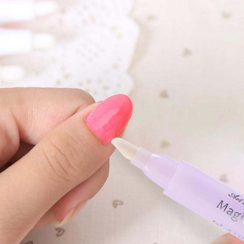 1 stk neglelak-korrektionsfjerner pen nail art gel neglelakfjerner pen manicure cleaner uv gel polish remover wrap værktøj