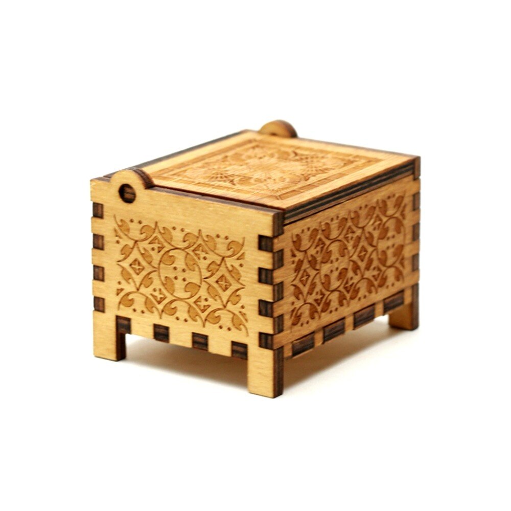 Memory Music Box 18 Note Windup Clockwork Mechanism Engraved Wood Music Box for Kids,Play Memory from CATS