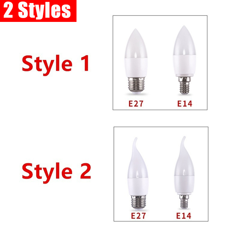 4 stk. led-pejselampe med flammende flimrende effekt, naturlig dekoration, atmosfærelampe, juledekoration  e14/e27 stk.