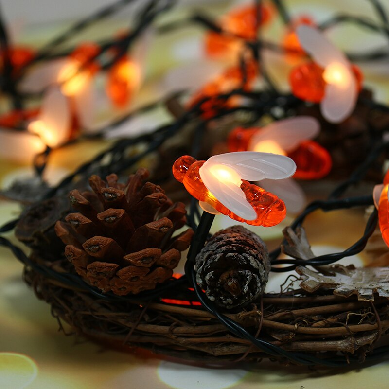 Leuke Honey Bee String Lights Bee Outdoor Tuin Patio Decoraties Fairy Lights