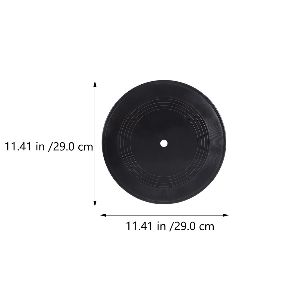 2 stück wandornamente aus vinyl, dekorative schallplatten, inneneinrichtung