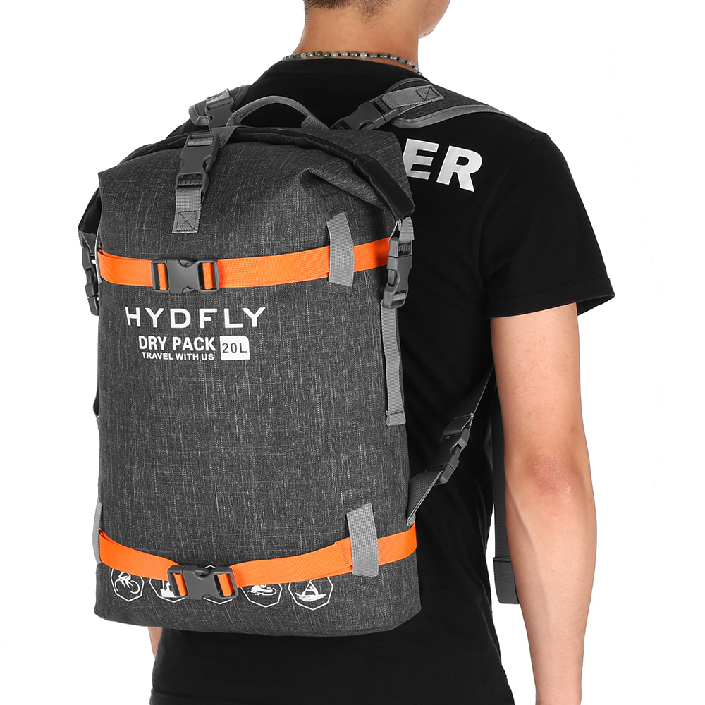 Bolsa seca impermeable para exteriores, mochila flotante para Trekking en Río, natación deriva, deportes acuáticos, bolsa seca de 10L / 15L / 20L