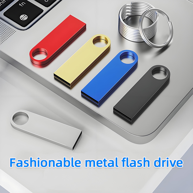 USB 2.0 Metal Flash Drive Udisk Multi-Capacity 4GB/8GB/16GB/32GB/64GB Durable Metal Compatible with Phone/PC/Tablet Portable Hig