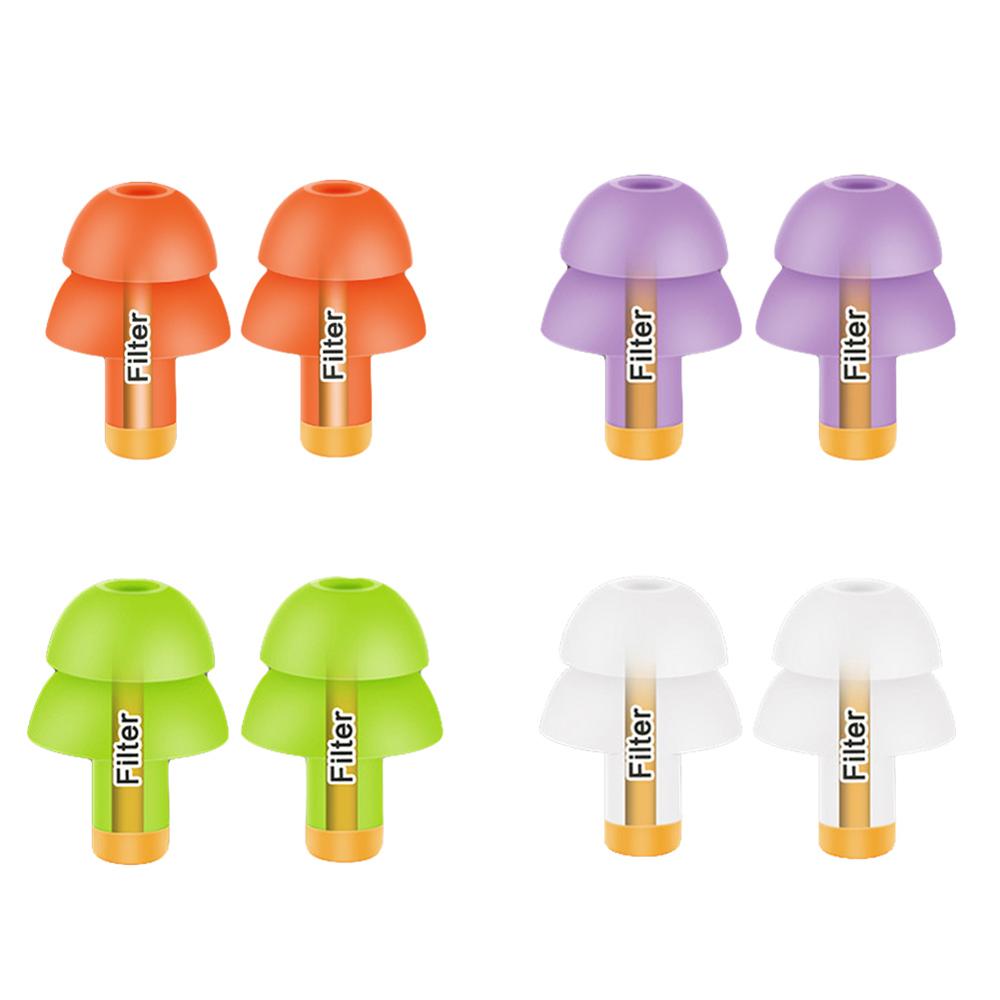 2 uds. Y aislamiento acústico de auriculares con reducción de ruido, protección para los oídos, suave, antiruido, para viajes, para dormir