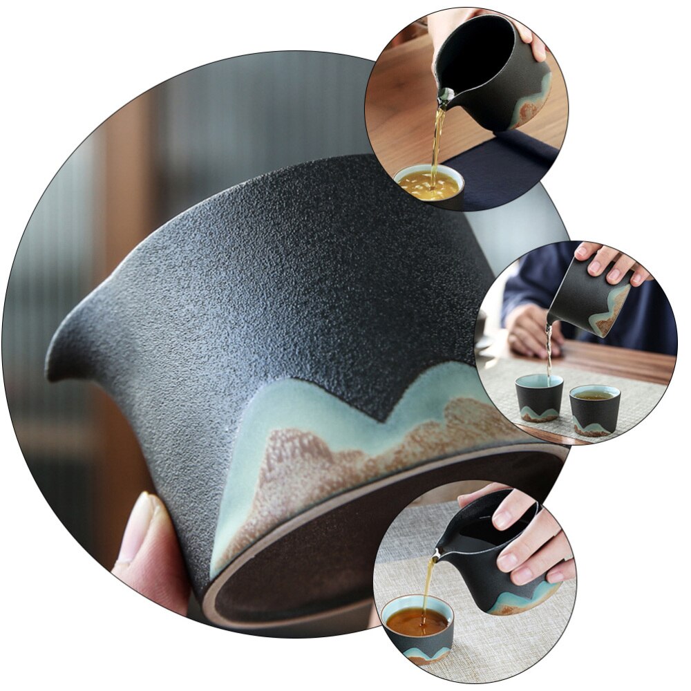 1Pc Japanese Style Ceramic Tea Pitcher Practical Home Tea Dispenser Tea Set