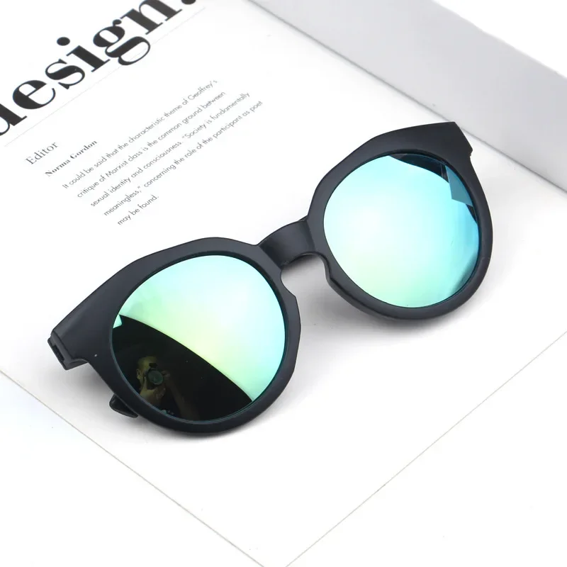 MOONBIFFY 2023 gafas de sol para niños y niñas, lentes brillantes, protección UV400, gafas de sol encantadoras para bebés de 2 a 8 años, novedad: Marfíl