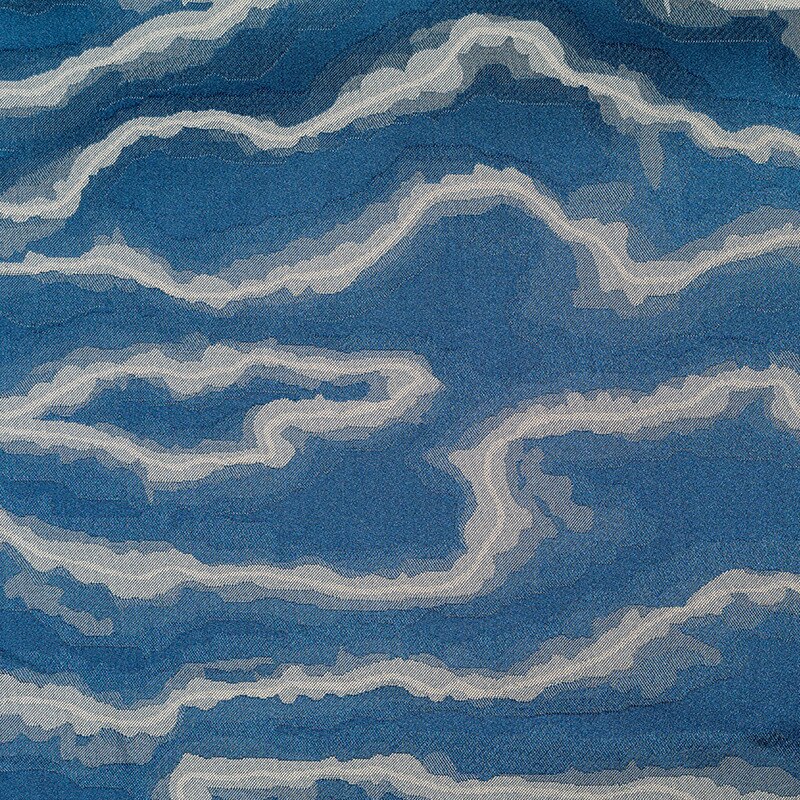 MYLB Satin Fabric Chinese style Retro Upholstery Fabric Blue Pillow cushion fabric for Sofa curtain cloth 100*145cm: 3