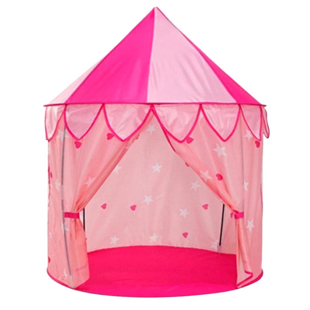 Kids Play Tent Meisjes Prinses Kasteel Voor Indoor Outdoor Gebruik, 41&#39;&#39;d X 53&#39;&#39;h Roze