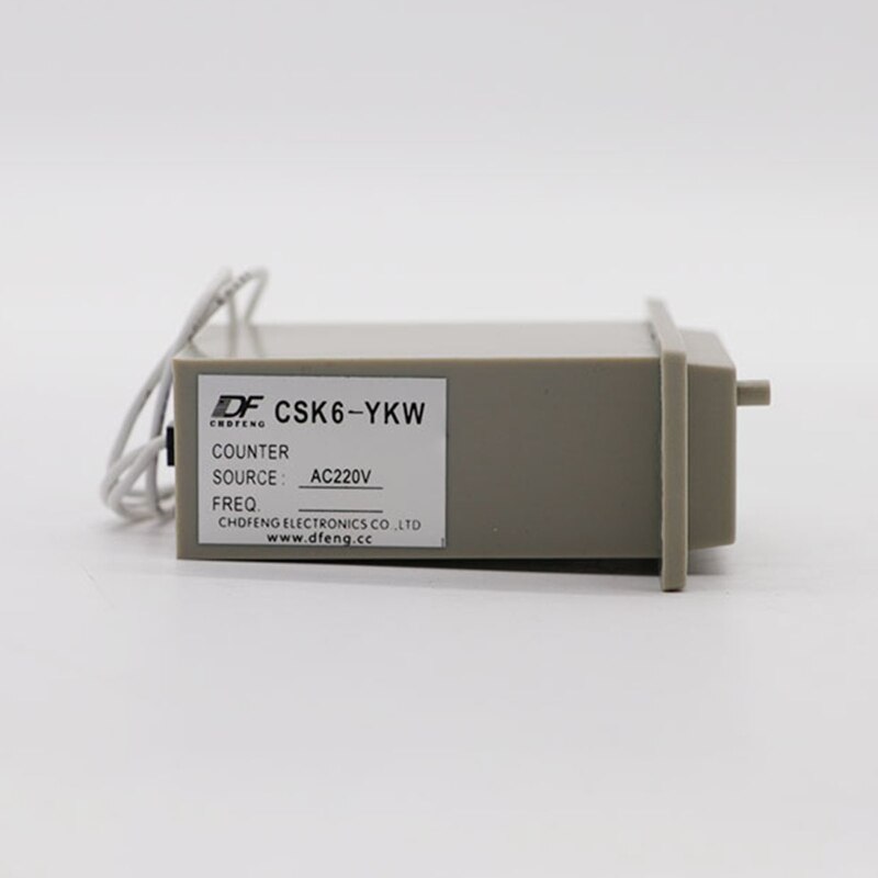 6 Digit Electromagnetic Pulse Counter DC 3.5W AC3W 200 Million Times AC220V / AC110V / DC24V / DC 12V