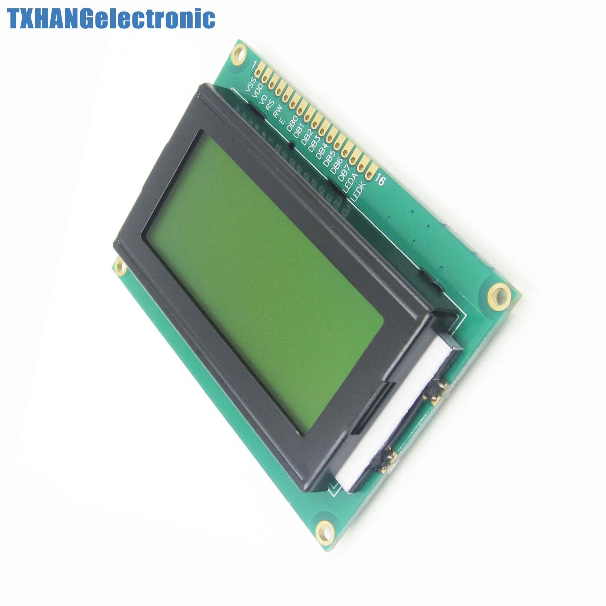 1 LCD1604 16X4 Karakter Lcd Display Module Lcm Geel Zwart Licht 5V Elektronische Component Accessoires Diy