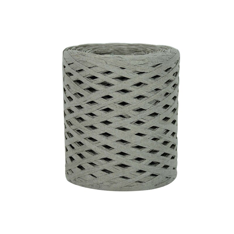 200m/Roll Hand-knitted Lafite Raffia Straw Paper Cord Ribbon For Wedding Birthday Party Packaging Box Craft Twine Belt Rope: B06