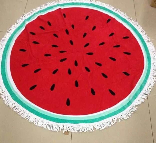 Toallas De playa redondas con estampado De microfibra, gran , 850g, novedad, Verano: 9