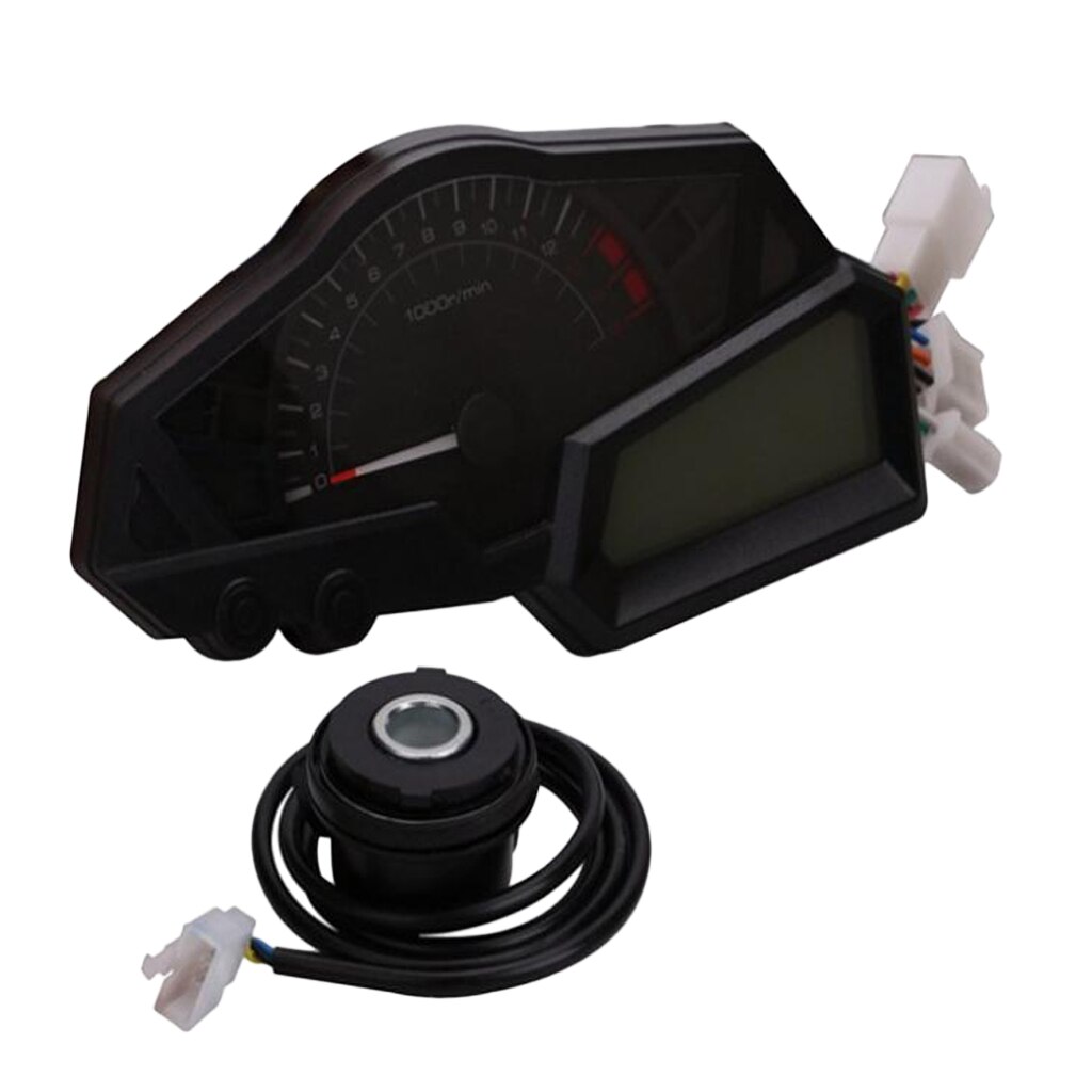 Electronic Digital LED Speedometer Speedo Tachometer Indicator for Kawasaki