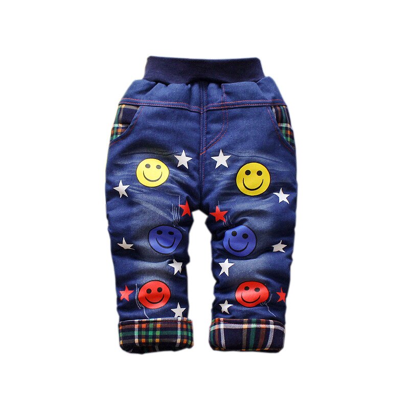 Bibicola bebê meninos inverno denim calças da criança casual grosso veludo calças de brim para bebe meninos bebê recém-nascido calças quentes roupas: 12 m