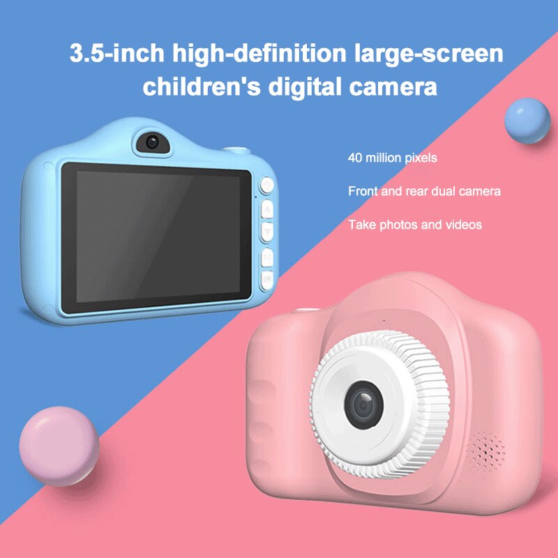 Laatste Kinderen Camera 3.5-Inch Voor X600 Digitale Camera Met Dual-Lens High-Definition Kinderen video Camera Shoot Camera 'S