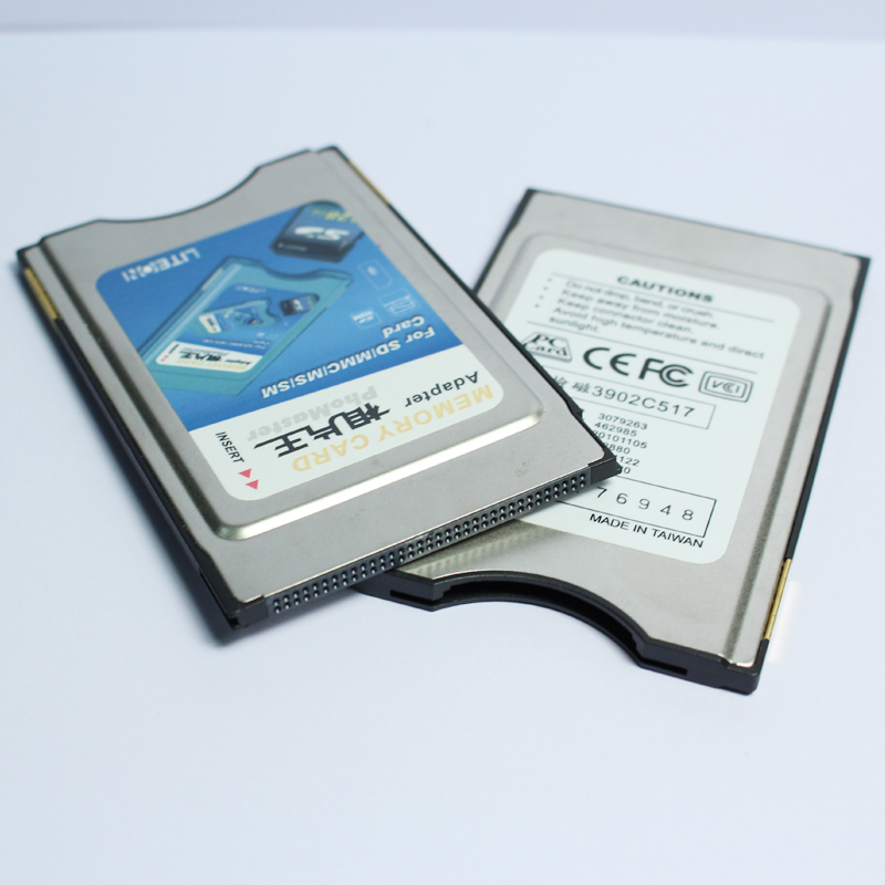 Adaptador de tarjeta de memoria multifunción PCMCIA, 4 en 1, compatible con MMC, SD, SDHC, MS, PRO, SM