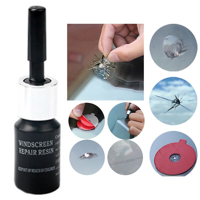 Auto voorruit reparatieset auto raam glas reparatie oplossing glas auto raam reparatie gereedschap gebarsten scherm polijsten auto accessoires