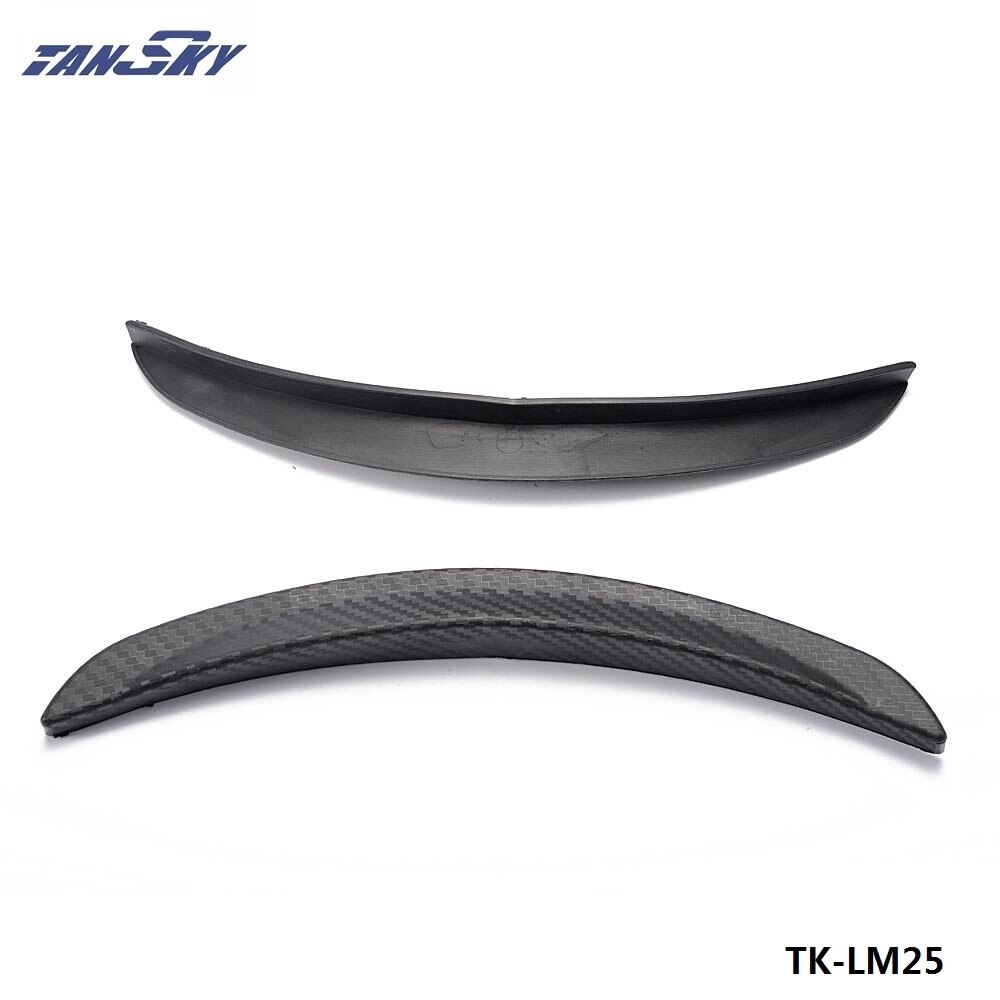 1 Pair 10" Carbon Texture Diffuser Fender Flares Lip For Toyota Wheel Wall TK-LM25