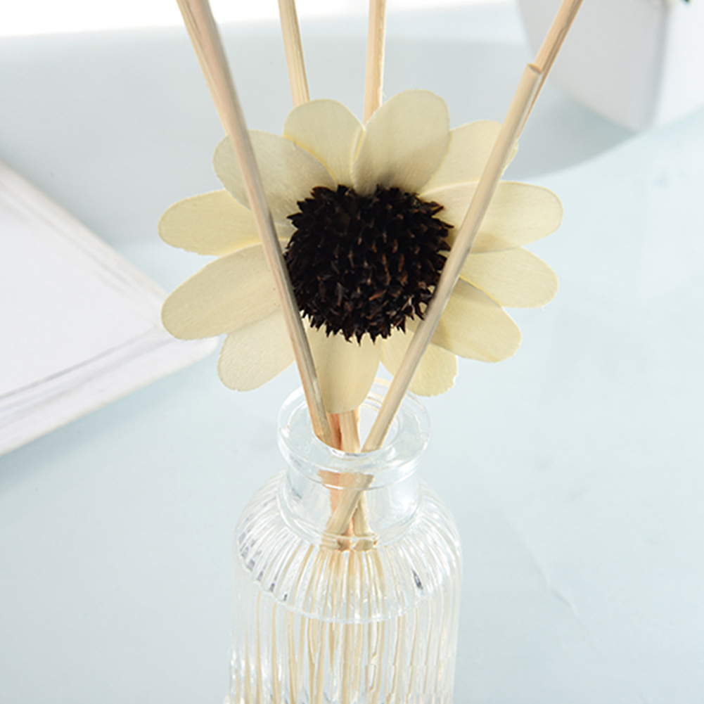 Boule de rotin bâton d'aromathérapie | Hôtel salle de bain parfum maison bureau Spa Reed diffuseur ensemble frais Air fleur de soleil, décoration