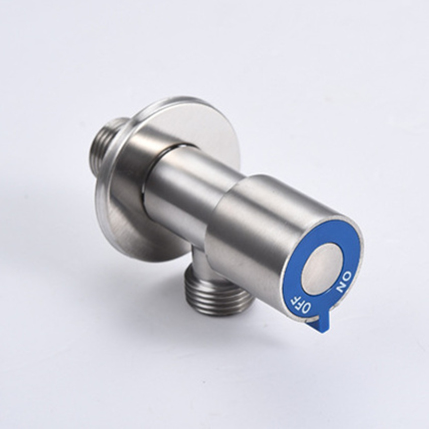 1/2"male x 1/2" male Angle Stop Valve Stainless Steel Toilet extender Kitchen Faucet Filling Control Water Stops Hight