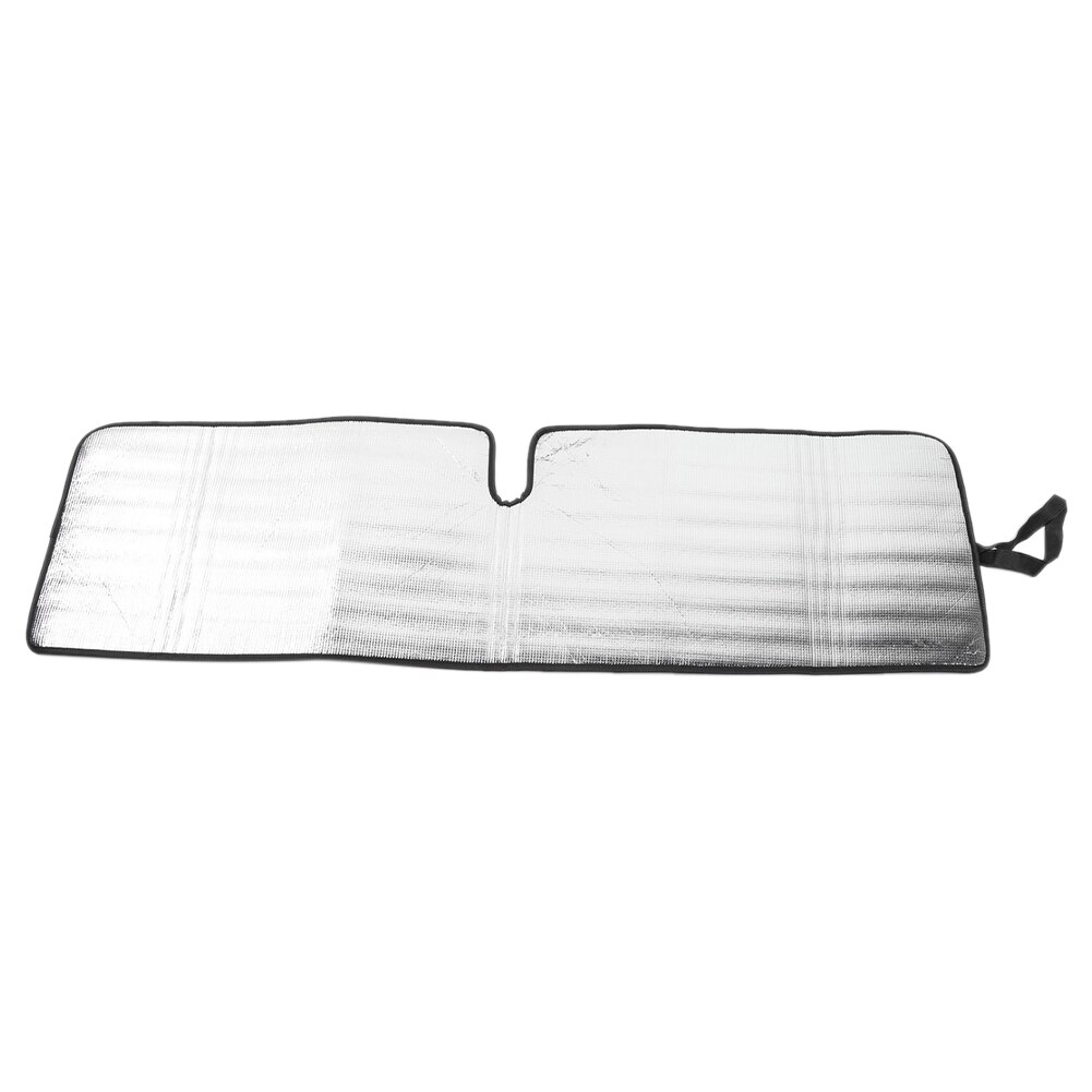 Durable Heat Shield Sun Visor Mat Windshield Sunshade Summer Silver Anti UV Reflector Aluminum Foil Block Sunlight For Jeep