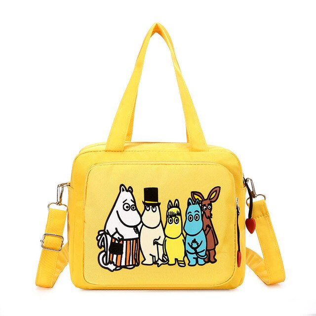 Mama Tas Outdoor Reizen Een Schouder Luiertas Multifunctionele Moeder En Baby Tas Klein Formaat Grote Capaciteit Draagtas 23*14*20Cm: Yellow A