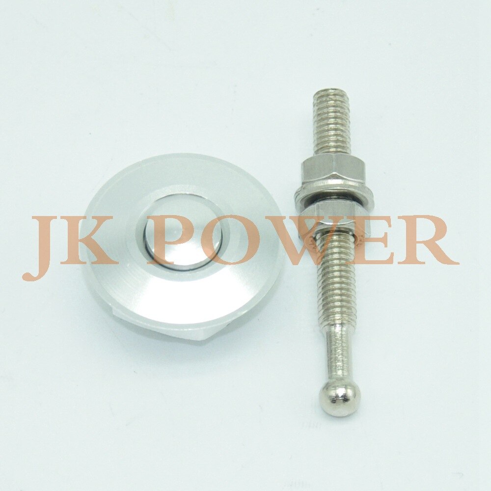 JK Cabinet door lock Universal Aluminum Quik Latch Mini Latch Push Button Fastener Mini Hood Lock: Silver
