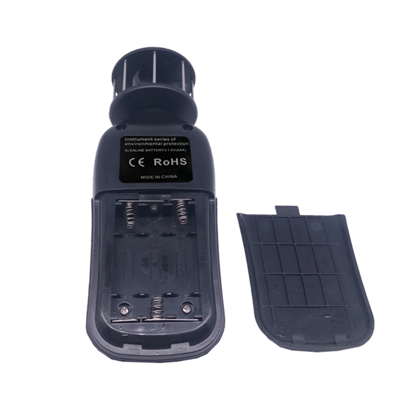 Digital Anemometer Handheld Air Flow Meter Wind Speed Gauge for Measuring Wind Speed/Temperature with Backlit HVAC