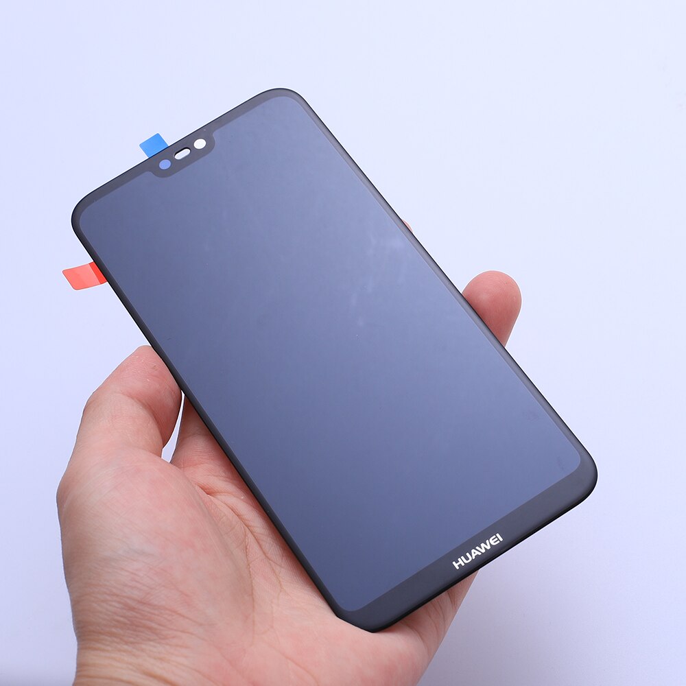 Tela lcd com moldura para huawei p20 lite, tela de lcd com 2280*1080 qualidade aaa para huawei p20 lite ANE-LX1 ANE-LX3 nova 3e