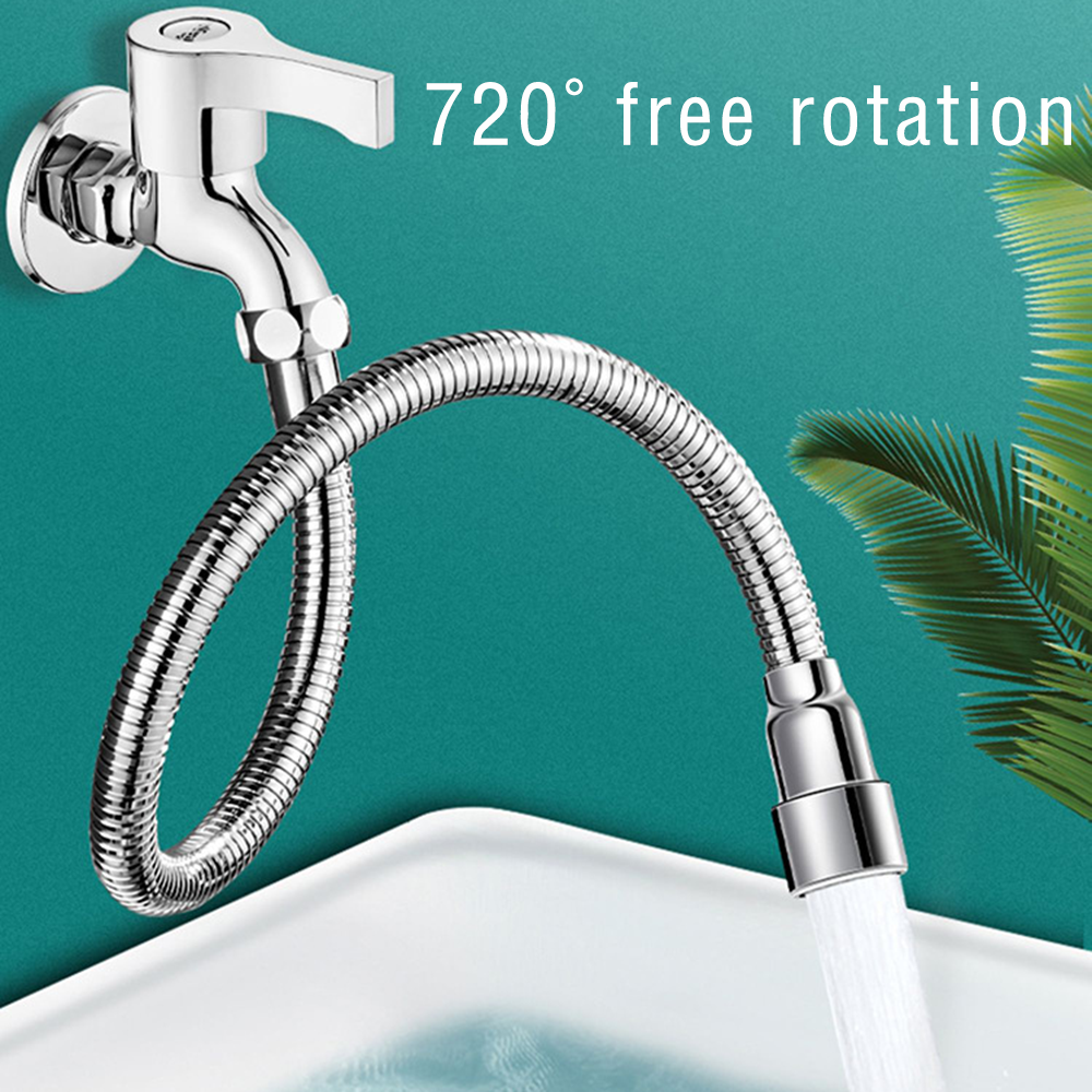 12-50cm Universal Wasserhahn Extender Edelstahl 360 ° Drehung Küchen spüle Anti-Spritz düse Belüfter Verlängerung schlauch Modi
