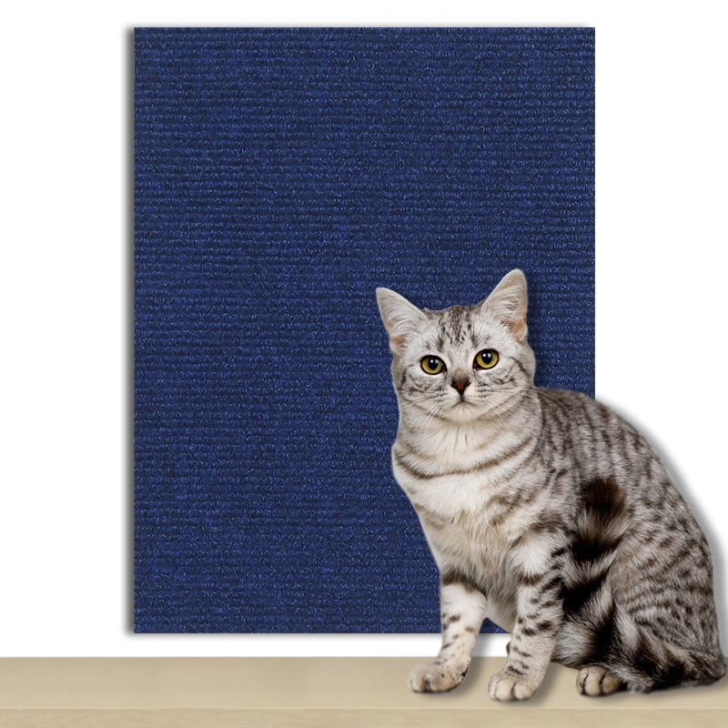 Protector de sofá rascador para gatos, 7 colores, almohadilla rascadora para gatos, protección de tablero, alfombra autoadhesiva recortable, alfombrilla rascadora para gatos DIY: XXXL / Azul