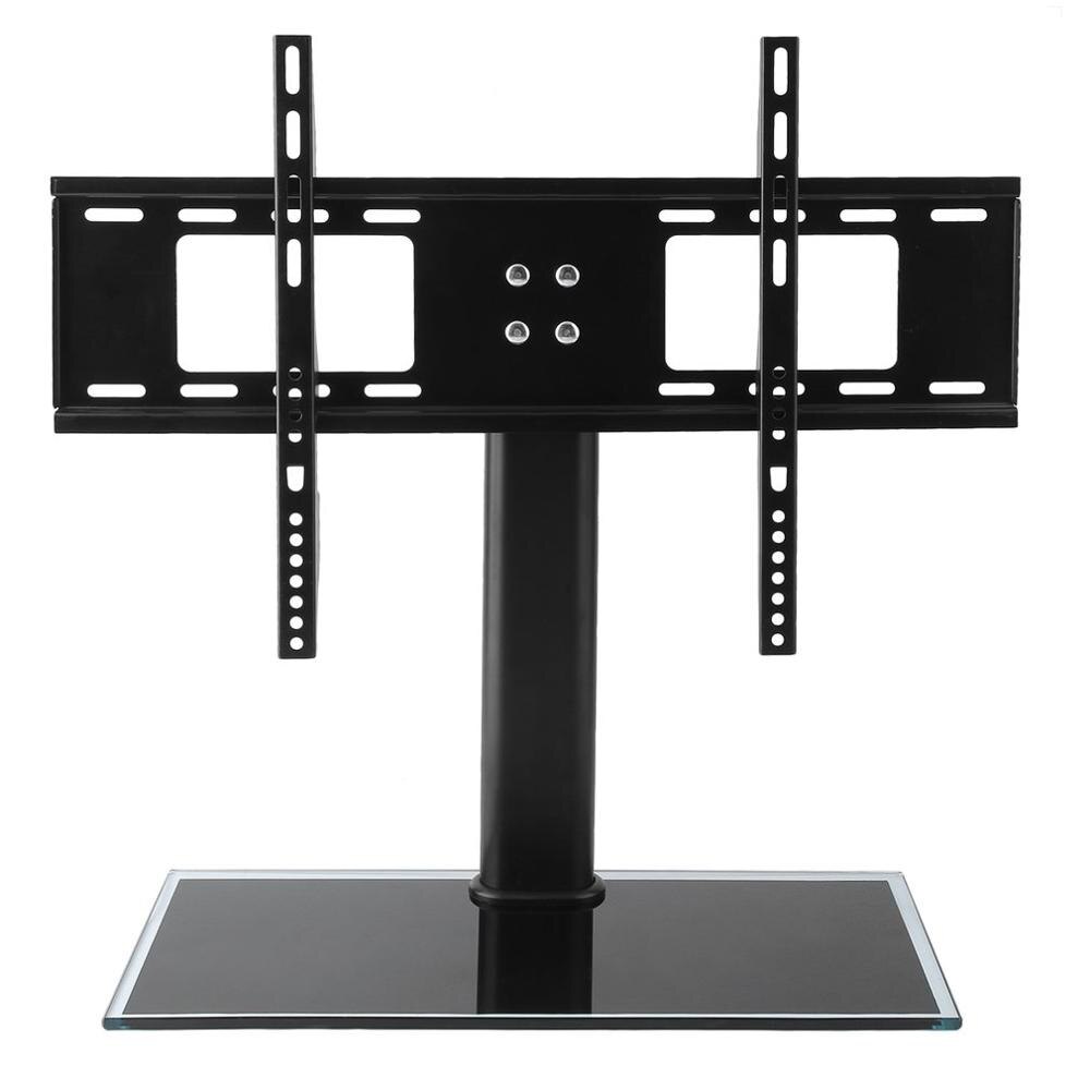 Height Ajustable TV Stand Bracket Vesa Mount Desktop Monitor Riser Rack For 37-55inch LED Plasma LCD TV