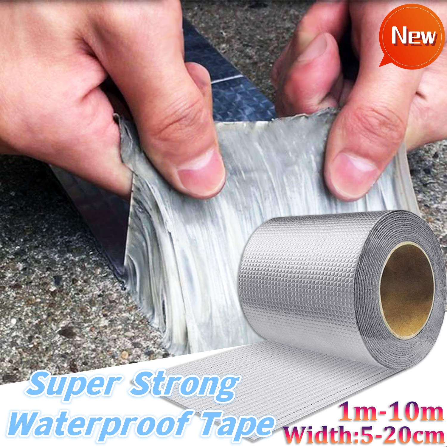 Nastro impermeabile Nastro sigillante butilico autoadesivo Riparazione del tetto Sigillante adesivo sigillato Nastro resistente alle alte e basse temperature