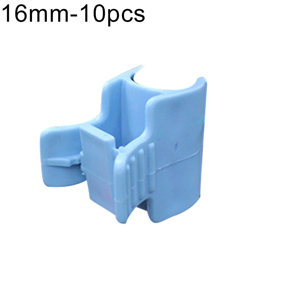 10Pcs Filme Com Efeito de Estufa Do Jardim Cobrir o Apoio Rod Grampos Sombrinha Net Grampos De Fixação: 16mm Blue
